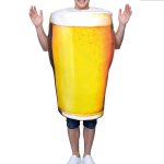 Adult Stage Performance Costume Halloween Beer Cup Role-playing Cosplay Funny Men's Sponge Beer Suit Cross-Border