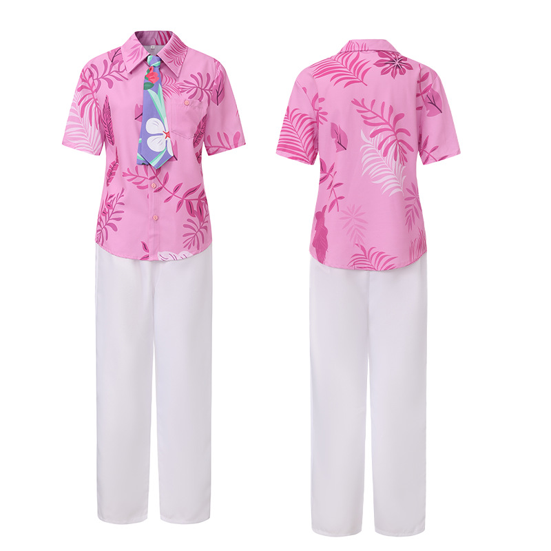 O1CN01F2q1ZH22Zt2g2Yw2i_1885617135-0-cib.jpg Nick COSPLAY Pink Fox Short Sleeve Shirt Children Adults Unisex European American Fantasy Stage Performance Costume - Image 1