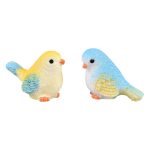 Customizable Decorative Resin Ornament Cute Cartoon Bird Figurine for Miniature Landscape Succulent Garden Animal Resin Craft