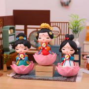 创意国潮手办唐仕女不倒翁桌面摆件客厅玄关家居装饰景区热卖文创 - Image 2