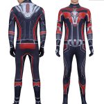 Adult Ant-Man Cosplay Costume Red And Black One-Piece Suit For Stage Performance Halloween Cross-Border Special Supply