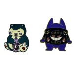 Creative Custom Metal Medal Badge Cartoon Personality Pin Brooch Design Ghost Kirby Animal Crossing Themed Lapel Pins