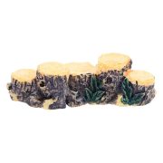 Customizable Decorative Ornaments Miniature Bonsai Landscape Anime Cartoon Zakka Simulation Five Log Bridges Resin Crafts