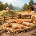 Customizable Decorative Resin Egg Tray Model Dollhouse Miniature Toy Popular Cross-Border Item Realistic Dollhouse Accessory