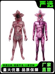 5万圣节跨境恐怖食人花cosplay服装怪奇物语魔王连体衣派对紧身衣 - Image 2