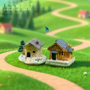 Zakka Love Sea Customizable Decorative Resin Ornament Miniature Landscape Villa House Decorations Customized Figurines - Image 4