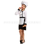 Children's Halloween Chef Cosplay Costume for Stage Performance Nursery Role-playing Professional Show Outfit Girls - Image 5