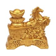 财运满仓金马驮元宝转转摆件元宝马上来财桌面客厅装饰品开业礼品 - Image 5