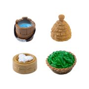 Customizable Decorative Resin Ornaments Micro Landscape Accessories Wine Jar Bowl Haystack Wooden Water Bucket Chili Garlic Bamboo Basket Steamer Buns - Image 5