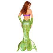 2017 Adult Halloween Costume Mermaid Princess Dress Sexy Bustier Gown Stage Performance Outfit One Size Fits Most Women - Image 5