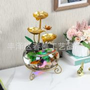 Live Stream Continuous Flowing Water Fountain Iron Art Desktop Decoration Fish Tank Source Factory Indoor Home Decor - Image 5