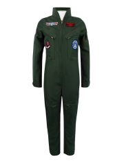 Military Green Pilot Uniform Adult Stage Performance Costume Halloween Party Bar Event Children's Bold Ambition Cosplay Suit - Image 6