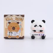 办公室工位装饰打工动物抱牌摆件卡通萌趣桌面摆件生日礼物 - Image 5