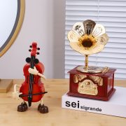 Classic Record Player Decorative Ornaments Customizable Desktop Creative Music Box Home Nostalgic Decorations Unique Gifts - Image 2