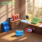 Retro Miniature Computer Game Console Customizable Decorative Ornament Dollhouse DIY Accessories Miniature Collectible Item