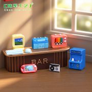 Retro Miniature Computer Game Console Customizable Decorative Ornament Dollhouse DIY Accessories Miniature Collectible Item - Image 2