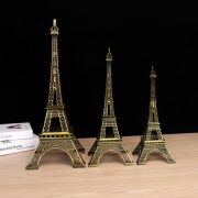 25cm Antique Style Iron Tower Metal Home Decoration Paris Eiffel Tower Ornament Customizable Artistic Craft for Wholesale - Image 3