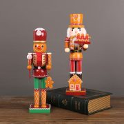 New Nutcracker Wooden Puppet Children's Toy Holiday Gift Display King Soldier Dolls American Vintage Decorative Ornaments - Image 5