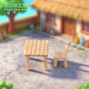Customizable Decorative Ornaments Resin Craft Small Table And Chairs Landscape Decoration Microscopic Bonsai Display Piece - Image 4