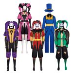 Adult Stage Performance Costume Clown Role-playing Cosplay Halloween Unique Trapeze Artist Circus Outfit for Adults