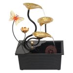 Cross-Border Decorative Wealth Attracting Flowing Water Fountain Ornament Perfect for Office Opening Gifts and Entrance Decoration