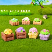 Customizable Decorative Resin Ornament Miniature Garden Landscape Home Desktop DIY Craft Flower Accents Customized Design - Image 3