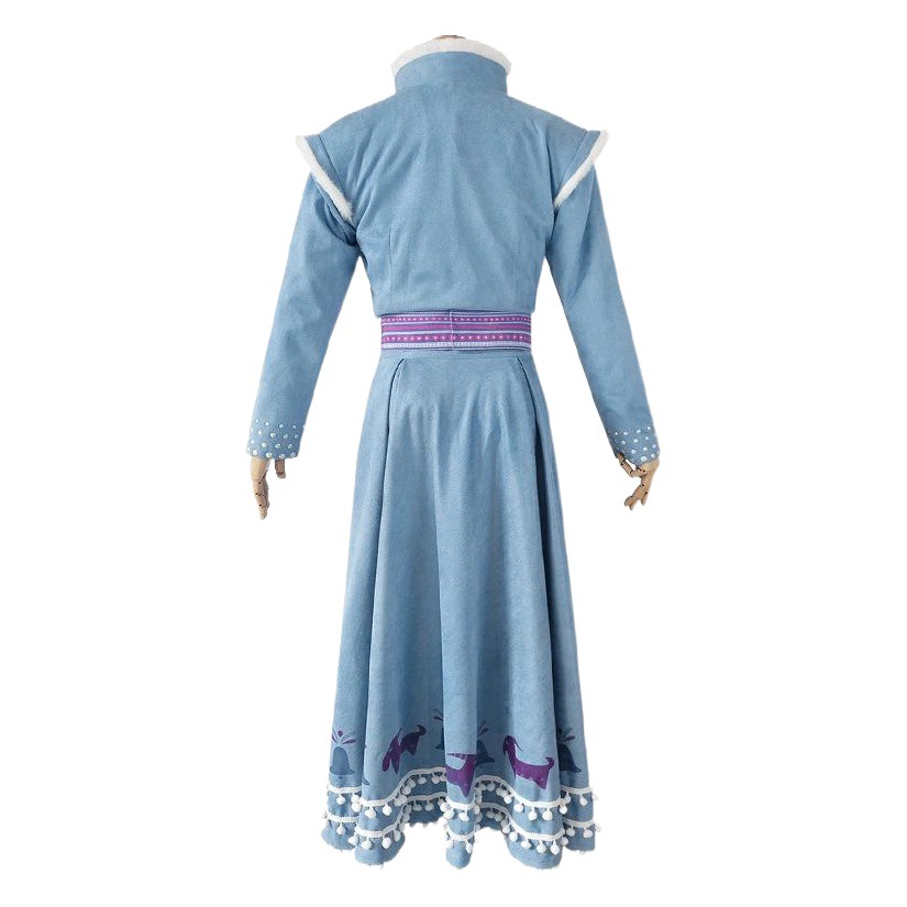 O1CN01GHxXo41Bs2usd2UUW_0-0-cib.jpg Frozen 2 Cosplay Princess Anna Adult Stage Performance Costume Children's Halloween Party Dress Up Wardrobe Item - Image 1
