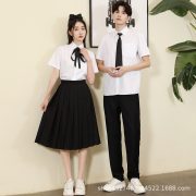 High School Student Chorus Poem Recitation Performance Costume School Style Adult Stage Performance Outfit Skirt Set - Image 3