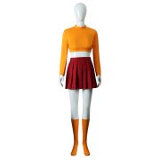 Adult Scooby-Doo Velma Cosplay Costume Stage Performance Suit for Themed Events and Parties - Image 3