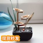 Desktop Flowing Water Fountain Ornament for Living Room Home Office Decorations Craft Gifts Wholesale Export
