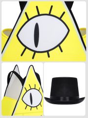 Adult Stage Performance Costume Unusual Small Town Triangle Bill Civerall-In-One Suit Halloween Performance Dress Up Clothes - Image 2