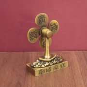 Rotatable Metal Windmill Desktop Decoration Wealth Attraction Ornament Customizable Metal Craftwork for Business Prosperity - Image 4