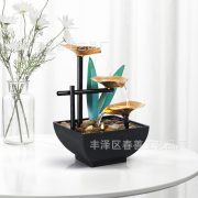 Home Decor Office TV Shopping Iron Art Flowing Water Fountain Ornament Cross-Border Feng Shui Decorative Accessories - Image 5