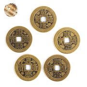 HuaDa Factory Wholesale Thick Brass Imitation Ancient Copper Coin Qing Dynasty Ten Emperor Coins Custom Metal Medal Badge - Image 4