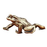 Bronze Frog Figurine Small Metal Pure Copper Amulet Office Home Decorations Gold Toad Display Custom Metal Medal Badge - Image 5