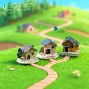 Zakka Love Sea Customizable Decorative Resin Ornament Miniature Landscape Villa House Decorations Customized Figurines - Image 2