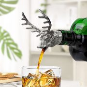 Authentic German Deer Head Wine Pourer High-End Red Wine Aerator Home Decor Business Gifts Custom Metal Medal Badge - Image 4