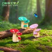 仿真蘑菇丛 微景观卡通创意蘑菇礼品摆件 DIY迷你配件 树脂工艺品 - Image 4