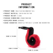 Adjustable Waist Belt Plush Tail Cosplay Prop Custom Mascot Costume Accessory For Anime Show Performance Outfit - Image 4