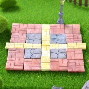 Customizable Decorative Resin Landscape Ornament Miniature Bridge Running Water Rockery Simulation Board Brick Aquarium Decoration - Image 2