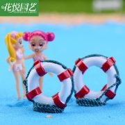 Large Size Customizable Decorative Ornament Creative Mediterranean Style Swimming Ring Plant Pot Resin Craft Gift - Image 5