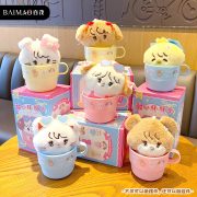 正版mikko甜心杯杯乐系列毛绒盲盒摆件可爱手机包包挂件公仔批发 - Image 2