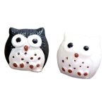 Small 4-Color Owl Customizable Decorative Ornament DIY Assembly Resin Figurine for Miniature Landscape Decoration