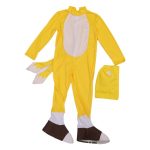 Yellow Sonic The Hedgehog Cartoon Cosplay Costume For Children Adult Stage Performance Costume Suitable For Party And Stage Show