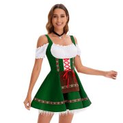 Adult Stage Performance Costume Halloween Party Outfit Makeup Dance Cosplay Dress Beer Girl Skirt Stage Show Performance Clothes - Image 5