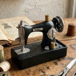 Customizable Decorative Sewing Machine Model Retro Ornament for Clothing Stores and Boutiques Resin Craft Item Vintage Theme