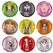 Seven Deadly Sins Anime Badge Custom Metal Medal 58mm Chest Piece Collectible Anime Souvenir Poster Pendant for Otaku Fans