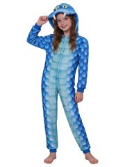 Zootopia 2 Gary Snake Blue Snakeskin Onesie Cosplay Costume for Children and Adults Halloween Role-playing Performance Wear - Image 5