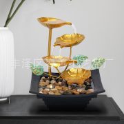Creative Indoor Home Decor Iron Art Flowing Water Fountain Office Desktop Ornament Waterfall Feature for Home Garden - Image 4
