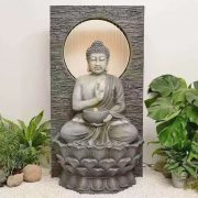 Indoor Landscape Artificial Mountain Flowing Water Fountain Ornament Villa Garden Courtyard Fish Pond Hotel Water Curtain Screen - Image 4